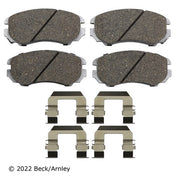 Disc Brake Pad and Hardware Kit Beck Arnley 085-6706
