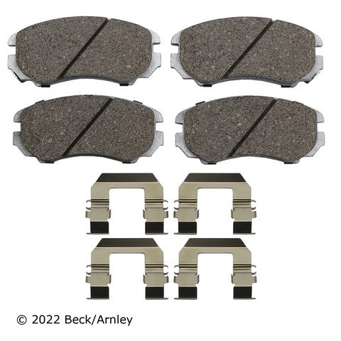 Disc Brake Pad and Hardware Kit Beck Arnley 085-6706