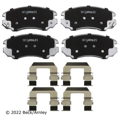 Disc Brake Pad and Hardware Kit Beck Arnley 085-6706