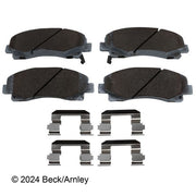 Disc Brake Pad and Hardware Kit Beck Arnley 085-6722
