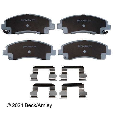 Disc Brake Pad and Hardware Kit Beck Arnley 085-6722