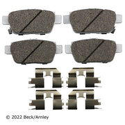 Disc Brake Pad and Hardware Kit Beck Arnley 085-6723