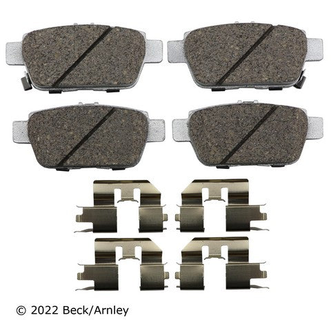 Disc Brake Pad and Hardware Kit Beck Arnley 085-6723