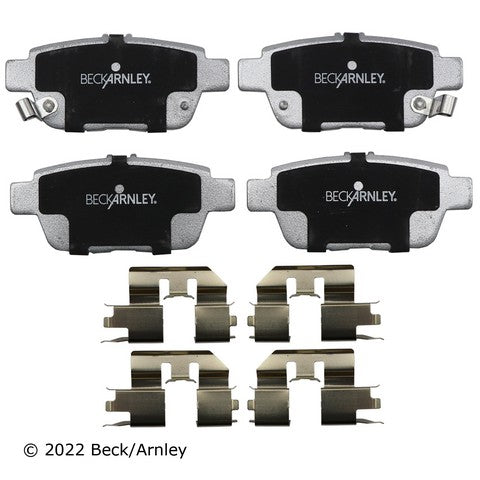 Disc Brake Pad and Hardware Kit Beck Arnley 085-6723