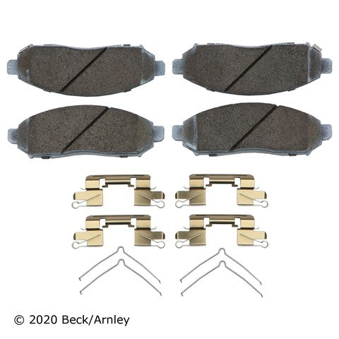 Disc Brake Pad and Hardware Kit Beck Arnley 085-6726
