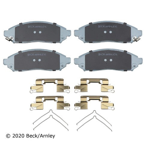 Disc Brake Pad and Hardware Kit Beck Arnley 085-6726