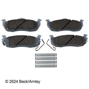 Disc Brake Pad and Hardware Kit Beck Arnley 085-6731
