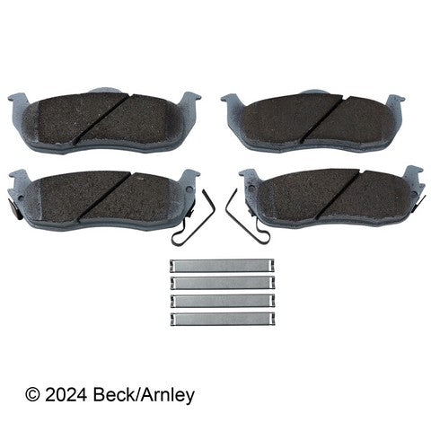 Disc Brake Pad and Hardware Kit Beck Arnley 085-6731