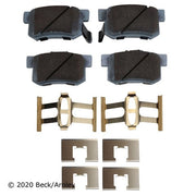 Disc Brake Pad and Hardware Kit Beck Arnley 085-6733