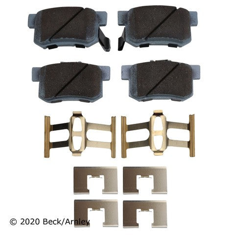 Disc Brake Pad and Hardware Kit Beck Arnley 085-6733