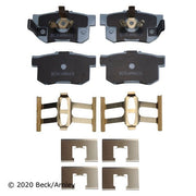 Disc Brake Pad and Hardware Kit Beck Arnley 085-6733