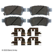 Disc Brake Pad and Hardware Kit Beck Arnley 085-6734