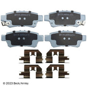 Disc Brake Pad and Hardware Kit Beck Arnley 085-6734
