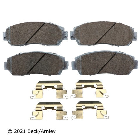 Disc Brake Pad and Hardware Kit Beck Arnley 085-6735