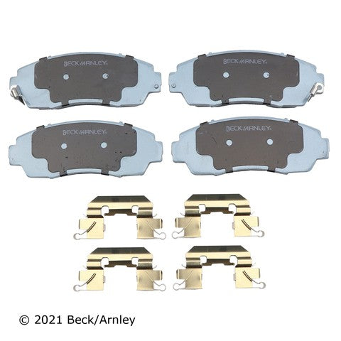 Disc Brake Pad and Hardware Kit Beck Arnley 085-6735