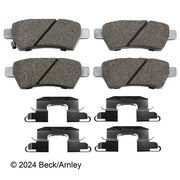 Disc Brake Pad and Hardware Kit Beck Arnley 085-6736