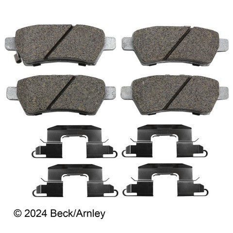 Disc Brake Pad and Hardware Kit Beck Arnley 085-6736