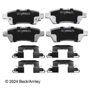 Disc Brake Pad and Hardware Kit Beck Arnley 085-6736