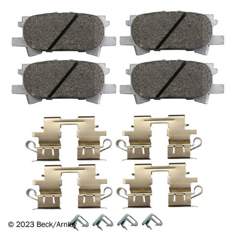 Disc Brake Pad and Hardware Kit Beck Arnley 085-6741