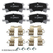Disc Brake Pad and Hardware Kit Beck Arnley 085-6741