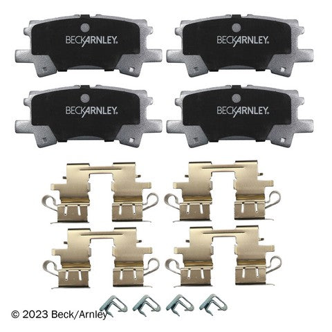 Disc Brake Pad and Hardware Kit Beck Arnley 085-6741