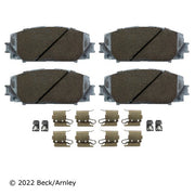 Disc Brake Pad and Hardware Kit Beck Arnley 085-6744