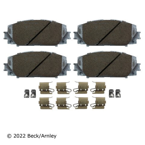 Disc Brake Pad and Hardware Kit Beck Arnley 085-6744