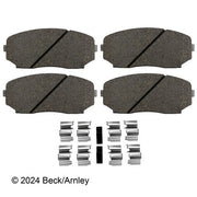 Disc Brake Pad and Hardware Kit Beck Arnley 085-6748