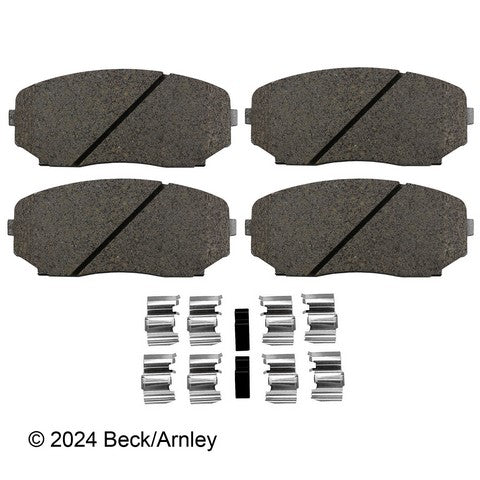 Disc Brake Pad and Hardware Kit Beck Arnley 085-6748