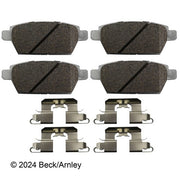 Disc Brake Pad and Hardware Kit Beck Arnley 085-6754