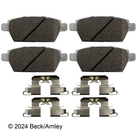 Disc Brake Pad and Hardware Kit Beck Arnley 085-6754