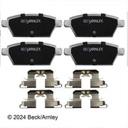 Disc Brake Pad and Hardware Kit Beck Arnley 085-6754