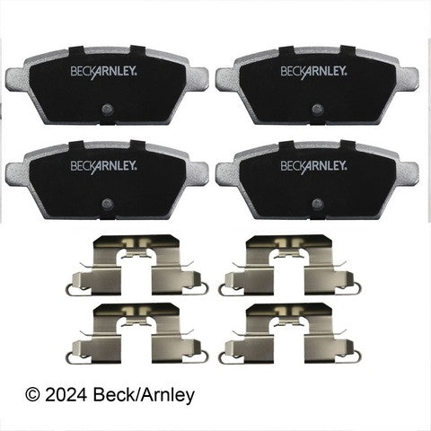 Disc Brake Pad and Hardware Kit Beck Arnley 085-6754