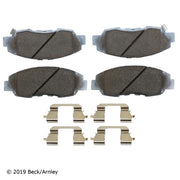 Disc Brake Pad and Hardware Kit Beck Arnley 085-6755