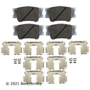 Disc Brake Pad and Hardware Kit Beck Arnley 085-6756