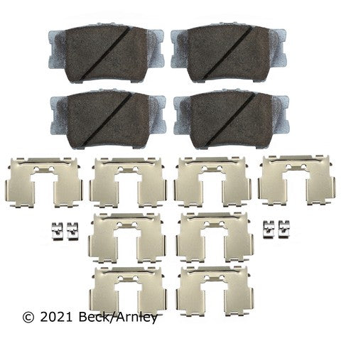 Disc Brake Pad and Hardware Kit Beck Arnley 085-6756