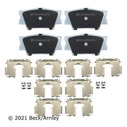 Disc Brake Pad and Hardware Kit Beck Arnley 085-6756