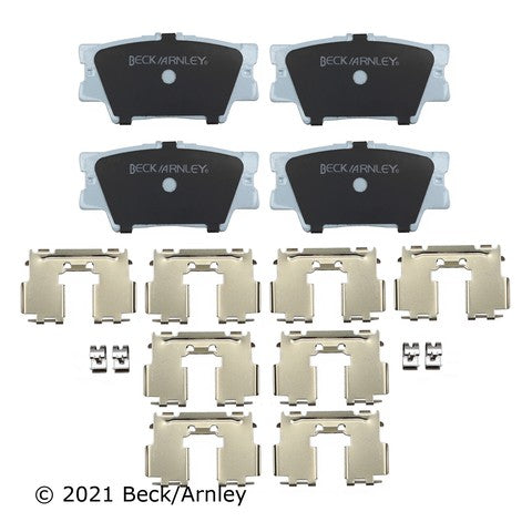 Disc Brake Pad and Hardware Kit Beck Arnley 085-6756