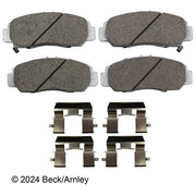 Disc Brake Pad and Hardware Kit Beck Arnley 085-6757