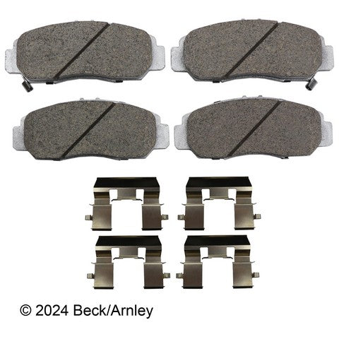 Disc Brake Pad and Hardware Kit Beck Arnley 085-6757