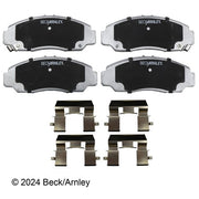 Disc Brake Pad and Hardware Kit Beck Arnley 085-6757