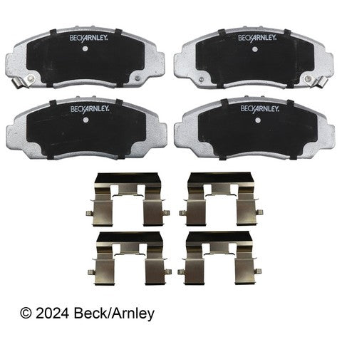 Disc Brake Pad and Hardware Kit Beck Arnley 085-6757