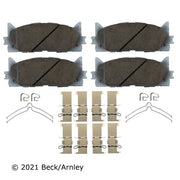 Disc Brake Pad and Hardware Kit Beck Arnley 085-6758