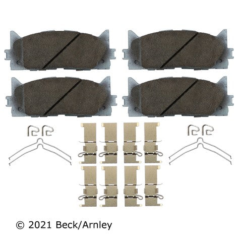 Disc Brake Pad and Hardware Kit Beck Arnley 085-6758