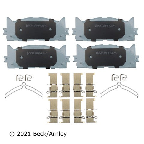 Disc Brake Pad and Hardware Kit Beck Arnley 085-6758