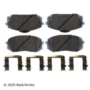 Disc Brake Pad and Hardware Kit Beck Arnley 085-6784