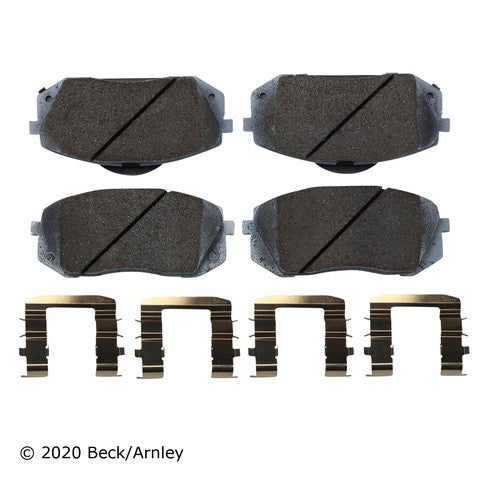 Disc Brake Pad and Hardware Kit Beck Arnley 085-6784