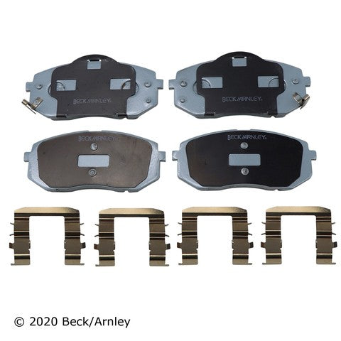 Disc Brake Pad and Hardware Kit Beck Arnley 085-6784