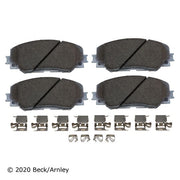 Disc Brake Pad and Hardware Kit Beck Arnley 085-6786