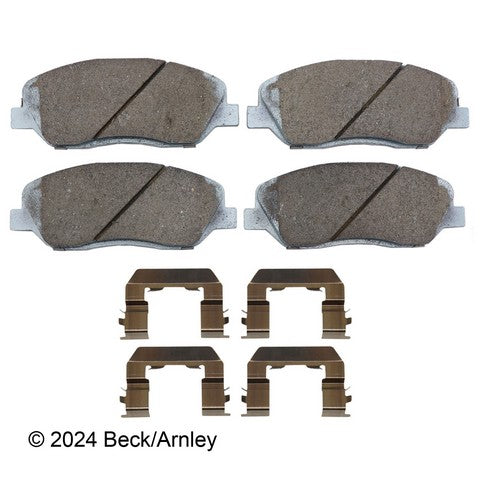Disc Brake Pad and Hardware Kit Beck Arnley 085-6789